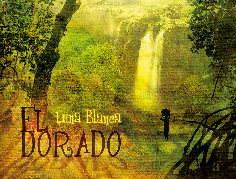 Albumcover von Luna Blanca mit Flamenco-Gitarre